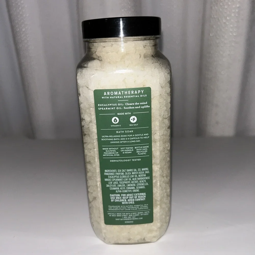 NEW AROMATHERAPY Bath and Body Works EUCALYPTUS + SPEARMINT BATH SOAK & Oil Mist